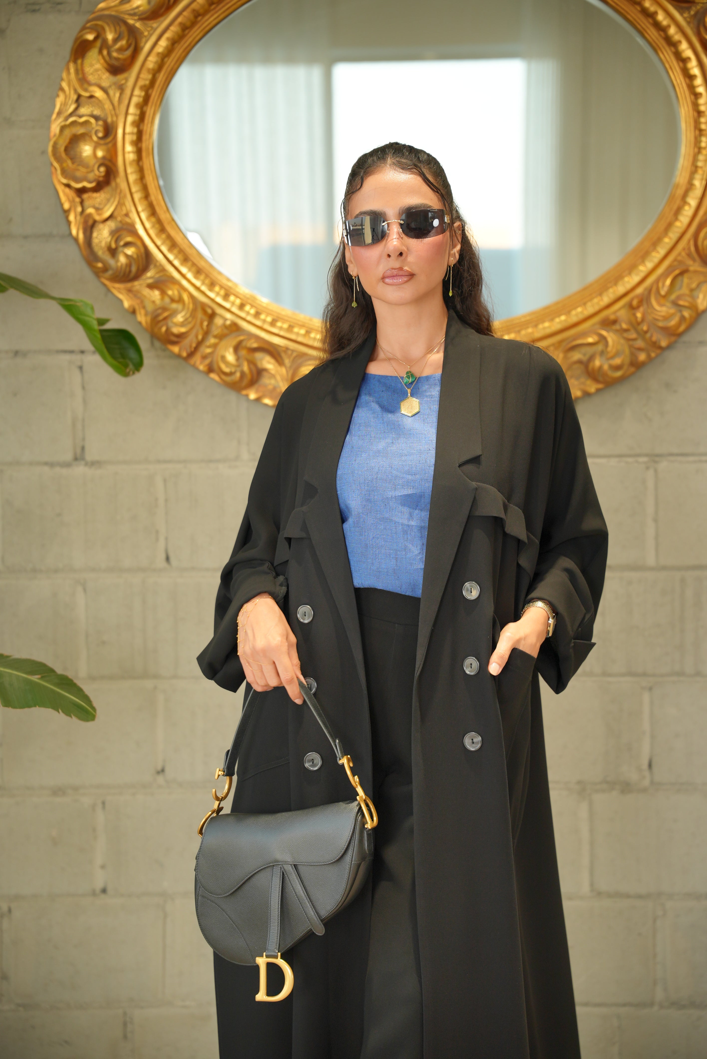 Crepe Abaya with Front Pockets
