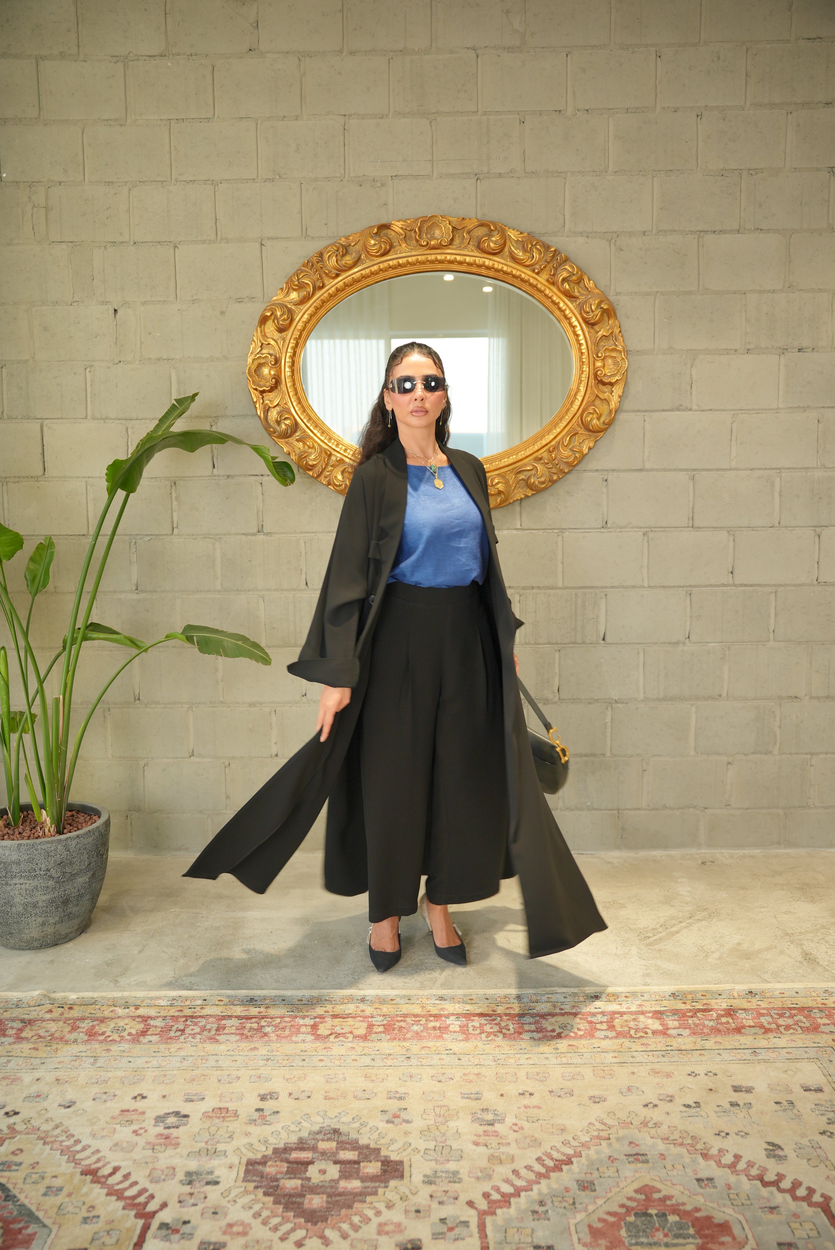 Crepe Abaya with Front Pockets