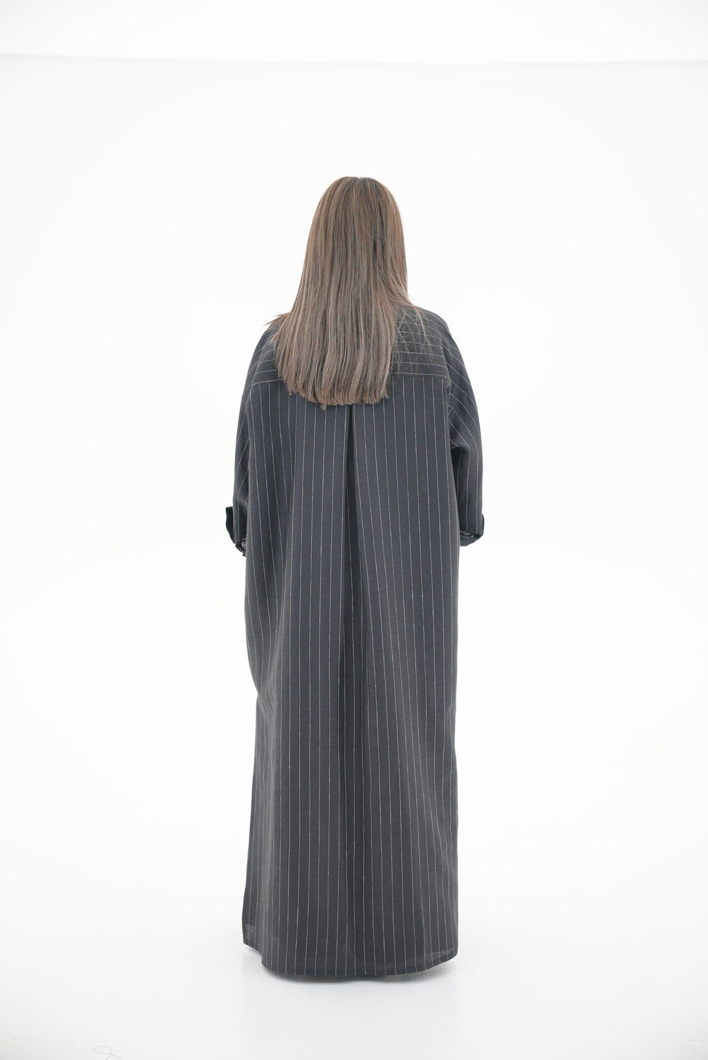 Black Striped Linen Set(full set)-60