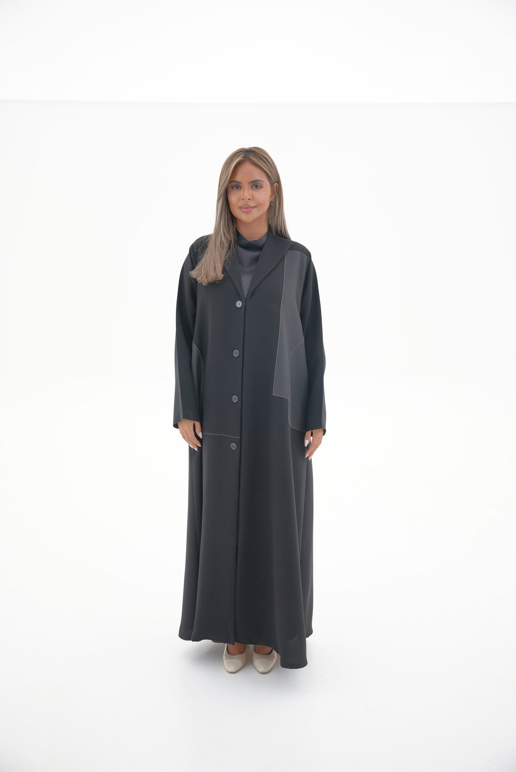 Crepe Abaya with Side Pocket-52