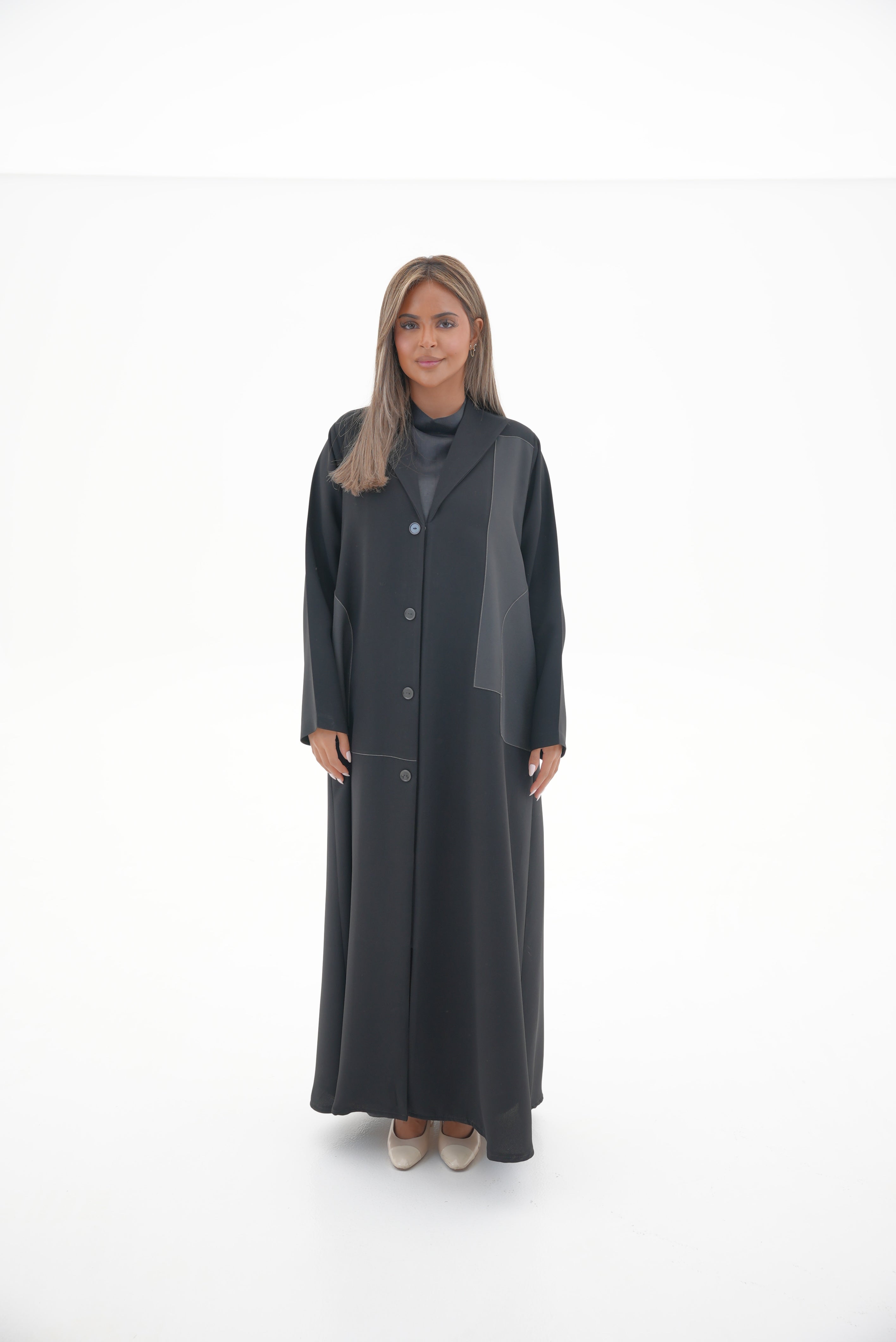 Crepe Abaya with Side Pocket-52