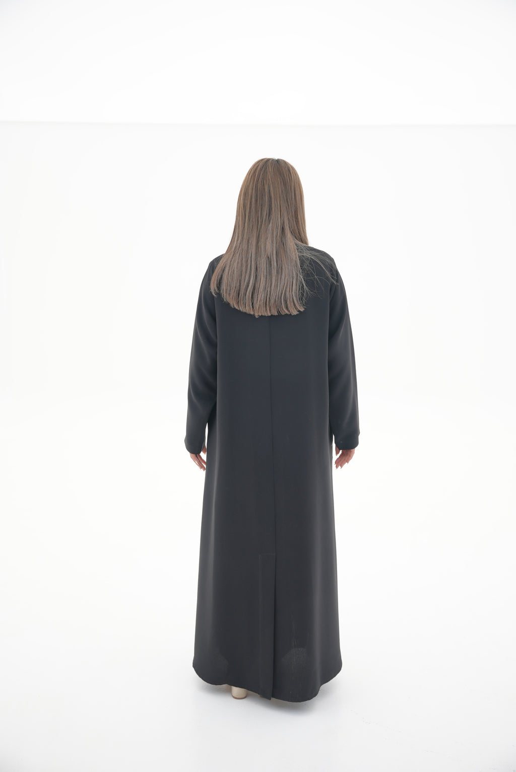 Crepe Abaya with Side Pocket-52