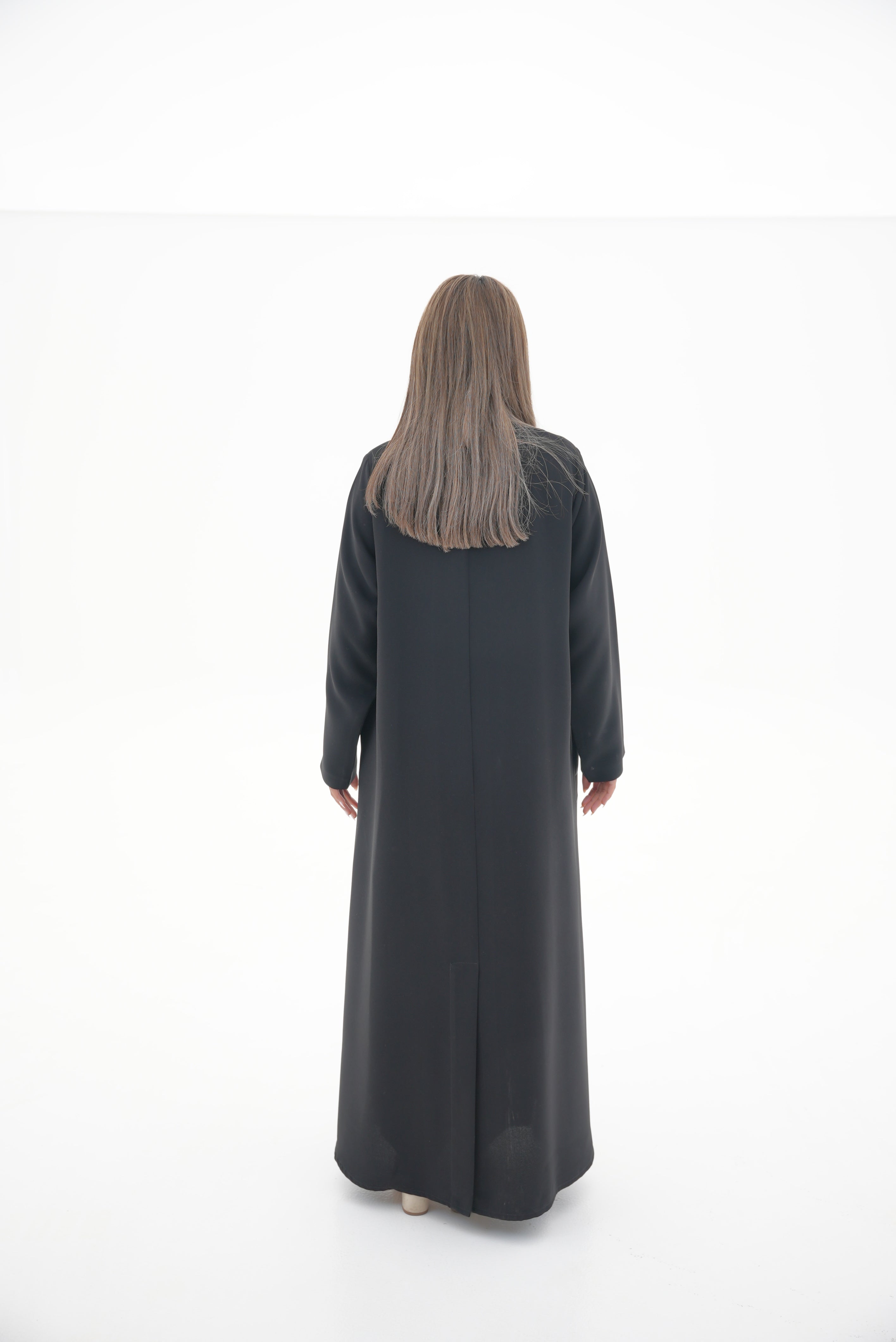 Crepe Abaya with Side Pocket-52