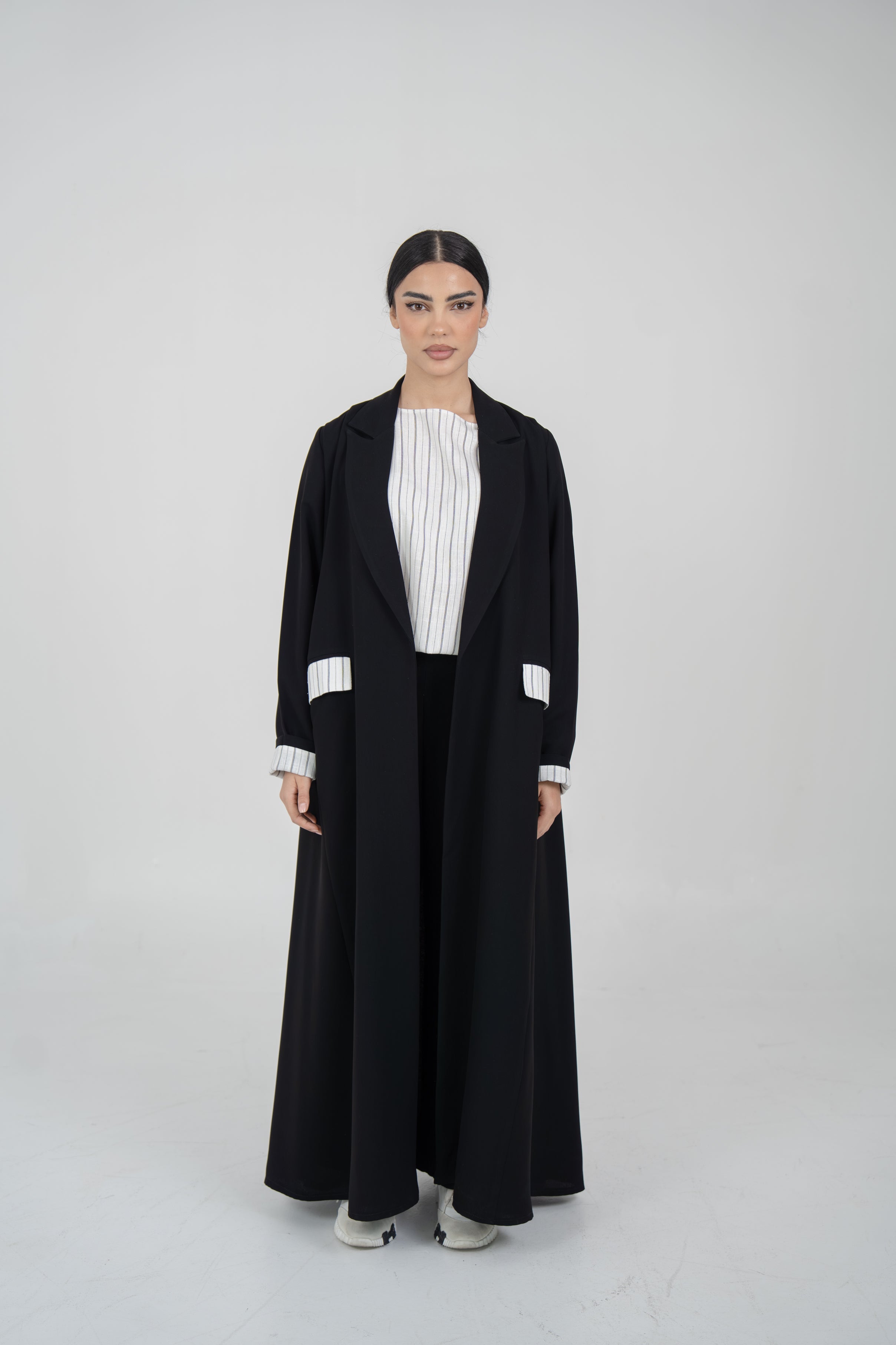 Black Crepe Abaya
