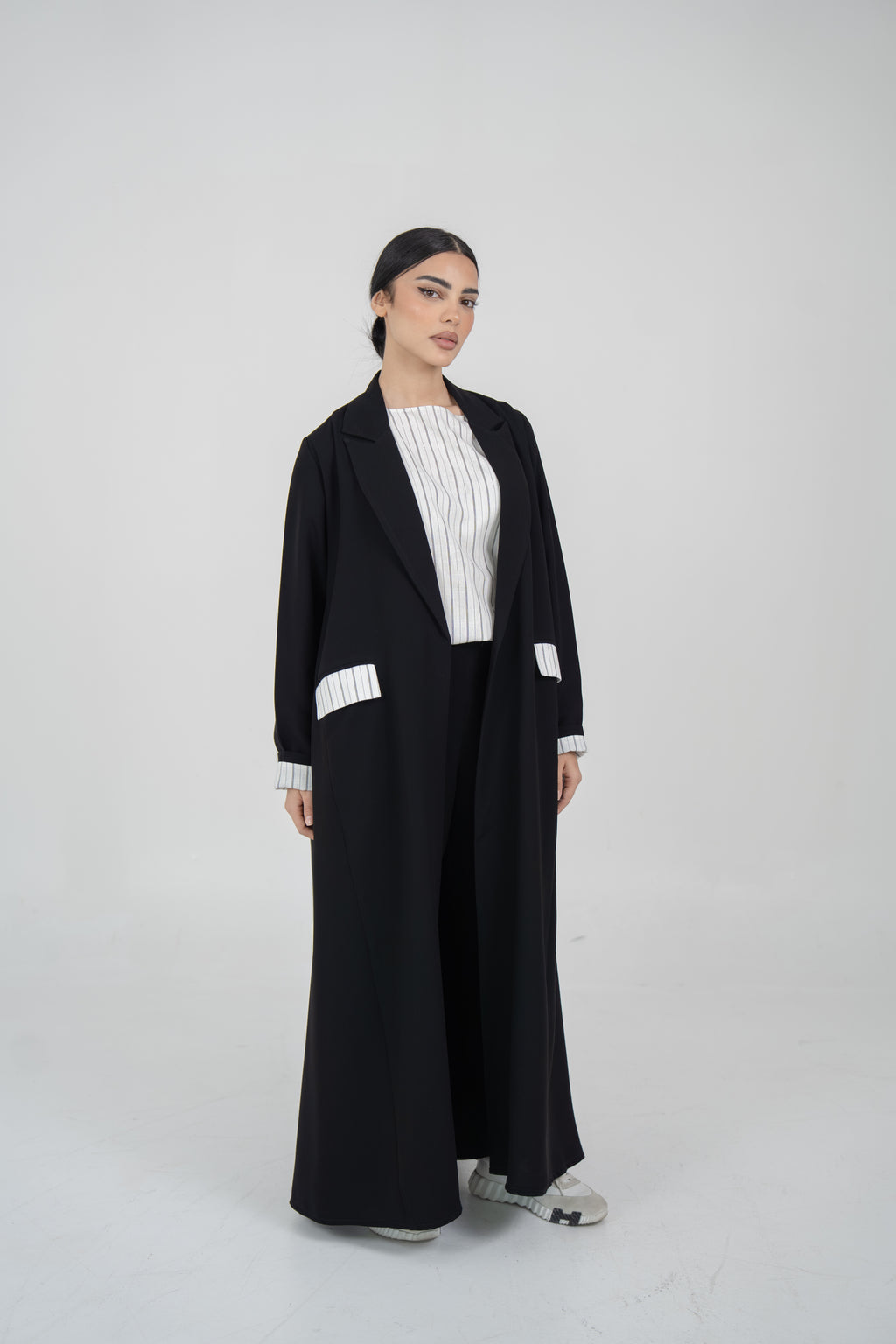 Black Crepe Abaya