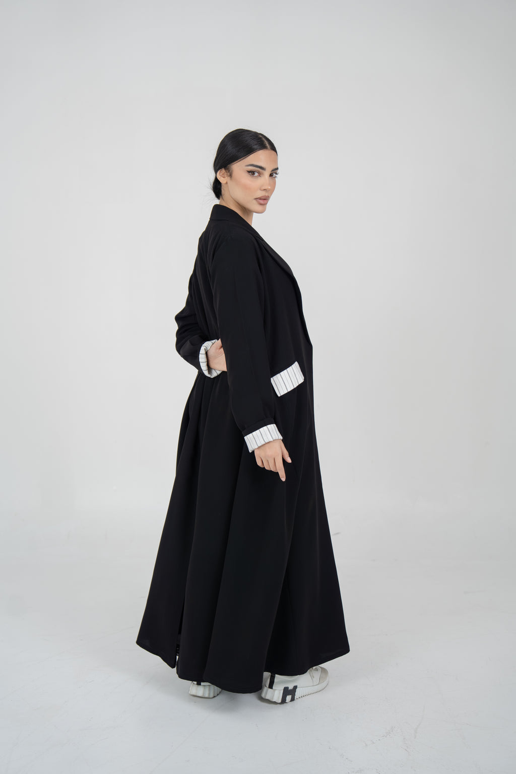 Black Crepe Abaya