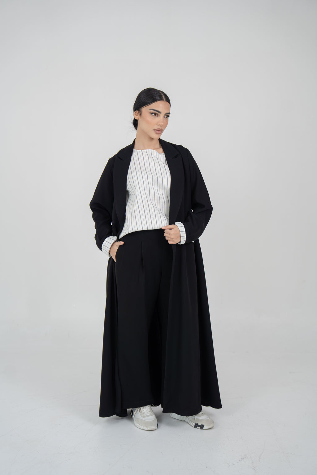 Black Crepe Abaya