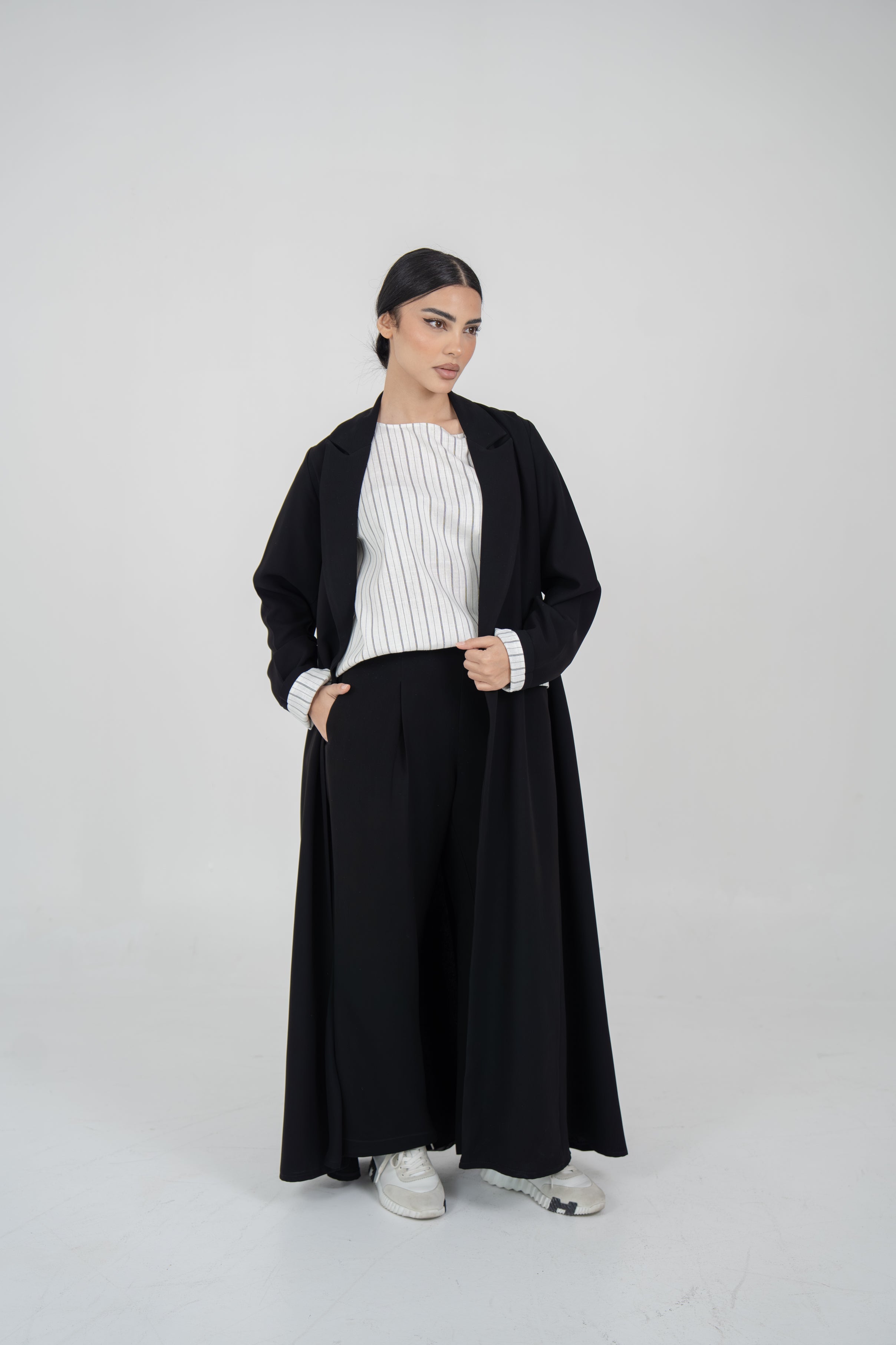 Black Crepe Abaya