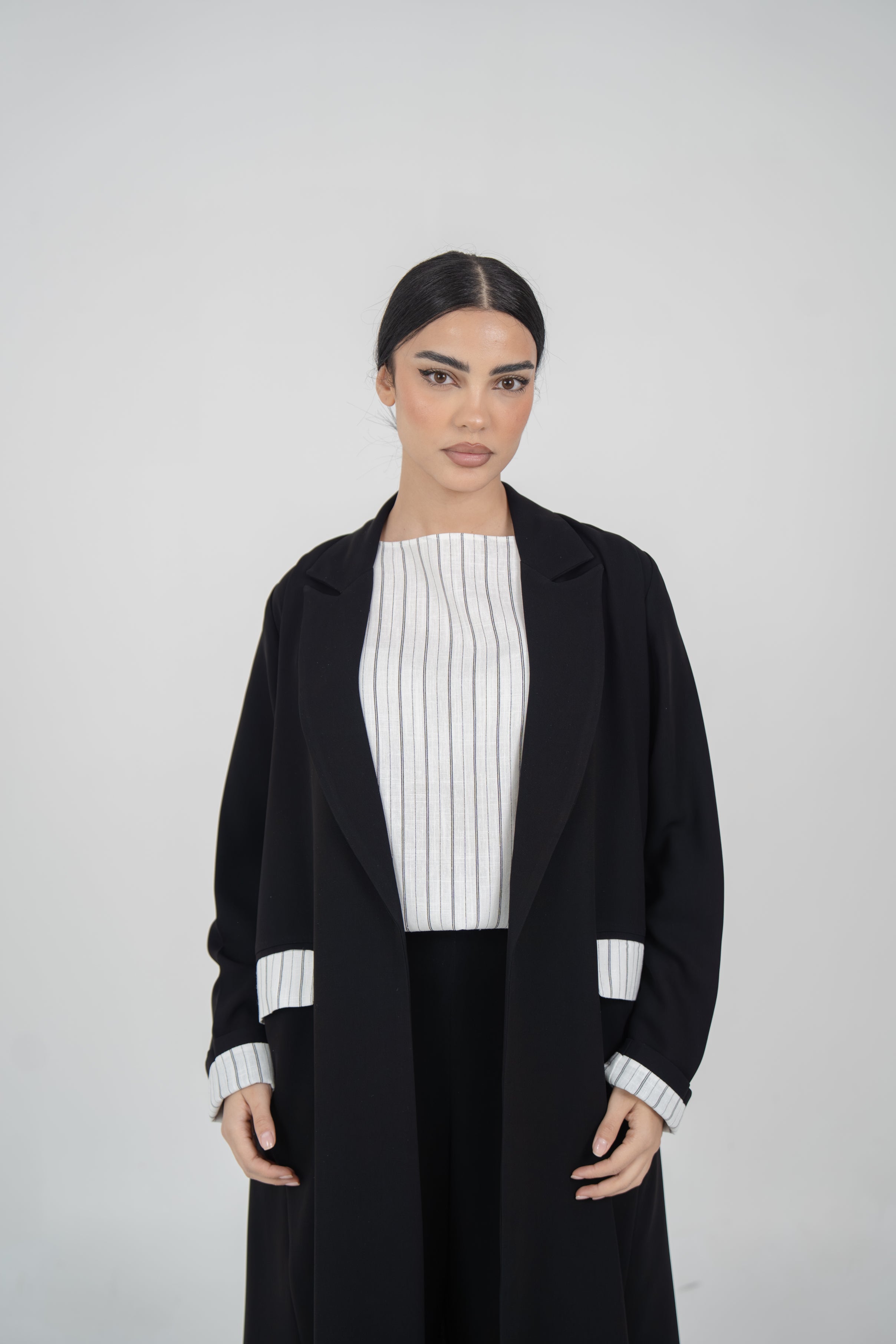 Black Crepe Abaya