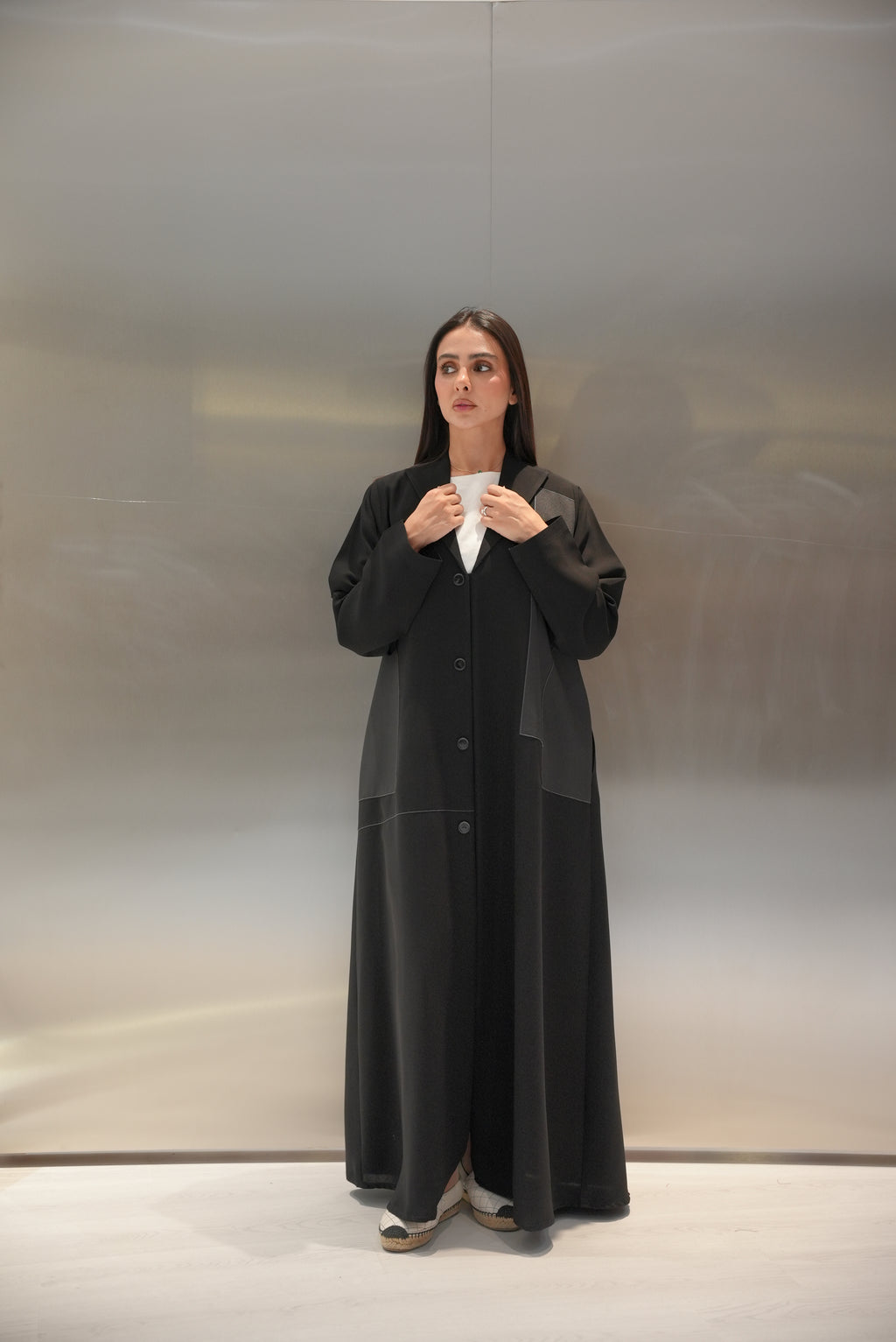 Crepe Abaya with Side Pocket-52